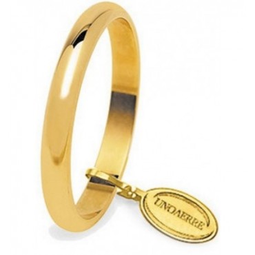 Fede Classica Unoaerre Francesina Gr.4,0 Oro Giallo