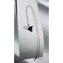 Collana Argento Sicilia Rosa Nero 