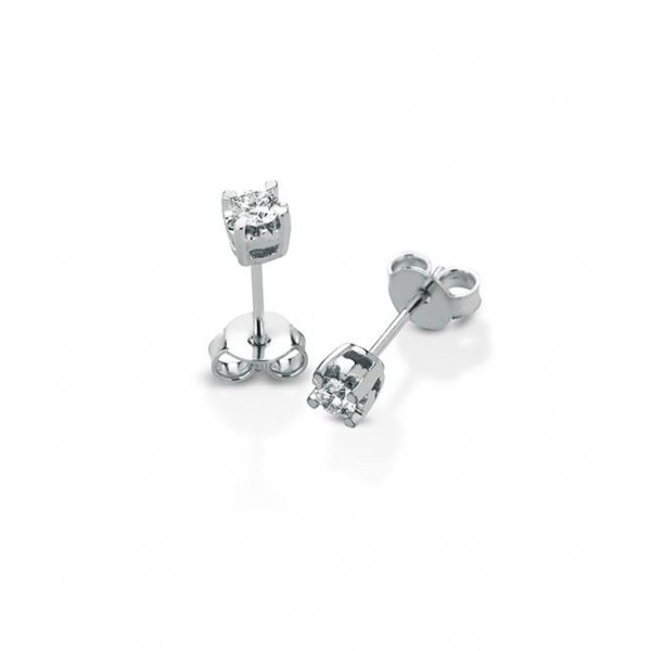 Orecchini punti luce con diamanti 0,24 ct