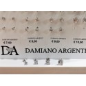 Orecchini punti luce argento e zirconi