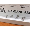Orecchini punti luce argento e zirconi