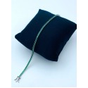 Bracciale Tennis Argento Con Zirconi verde 2mm