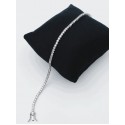Bracciale Tennis argento zirconi 2,5mm mis18