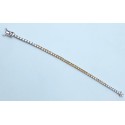 Bracciale tennis argento con zirconi gialli a sfumare 3mm