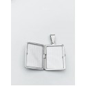 Pendente portafoto rettangolare in argento 2,1x1,7