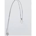 Collana con iniziale in argento 