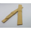 cinturino vera pelle beige