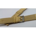cinturino vera pelle beige