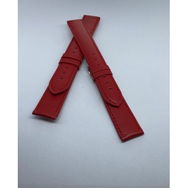 cinturino vera pelle rosso
