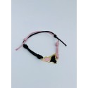 Bracciale Cordino Sicilia Rosa Nero 