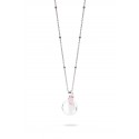 Chiama angeli MAMIJUX ciondolo piedino smaltato rosa