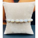 Bracciale alluminio e perle barocche