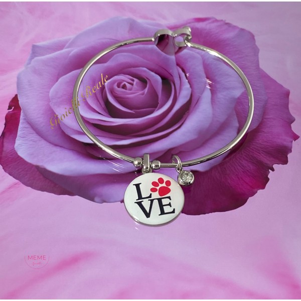 Bracciale Acciaio Love Zampetta