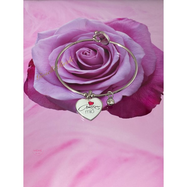 Bracciale Acciaio Amore Mio