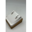 orecchini oro di perle acoya con perlina in oro bianco bombata