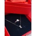 Collana lettera E con diamanti 