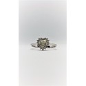 Solitario con diamante a cuore