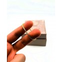 Anello a maglia elastico 3,5 mm giallo oro