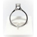 Solitario oro bianco e diamante 0.63ct