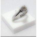 Solitario oro bianco e diamante 0.63ct