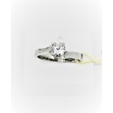 Solitario oro bianco e diamante 0.63ct