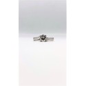 Solitario oro bianco e diamante 0.63ct