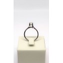Solitario oro bianco e diamante 0.63ct
