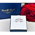 Anello iniziale N oro bianco e diamanti