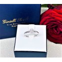 Anello iniziale S oro bianco e diamanti