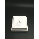 Anello solitario in oro bianco e diamante 0.23ct 