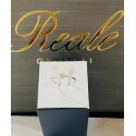 Anello solitario in oro bianco e diamante da 0.025ct