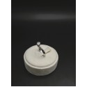 Anello Solitario in oro bianco con diamante 0,32 ct H IF