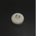 Anello Solitario in oro bianco con diamante 0,32 ct H IF