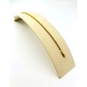 Bracciale oro giallo maglia corda