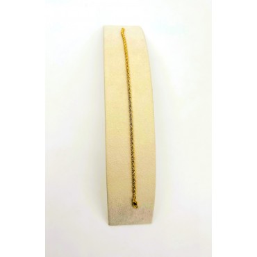 Bracciale oro giallo maglia corda