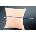Bracciale tennis oro bianco e zaffiri 1.50ct