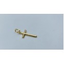 Croce oro giallo liscia 2.5x1cm