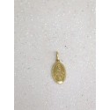 Ciondolo Madonna miracolosa oro giallo cm2,3x1