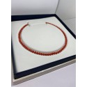 Collana filo di corallo rosso