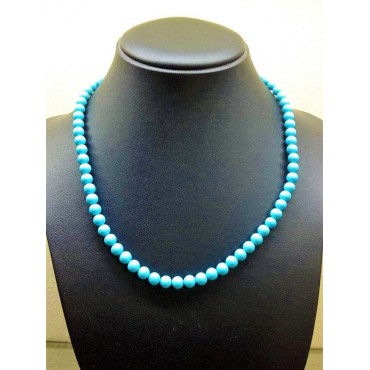 Collana filo di turchese