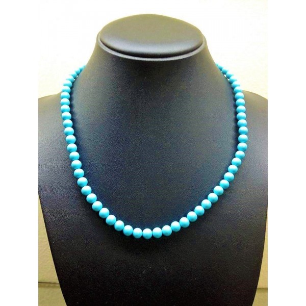 Collana filo di turchese