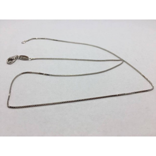 Collana oro bianco maglia veneziana 2.87gr.