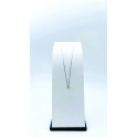 Collana punto luce oro bianco e diamante 0,07ct collezione semplicemente