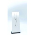 Collana punto luce oro bianco e diamante 0,10ct collezione semplicemente