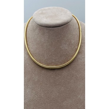 Collana oro giallo elastica da 3mm