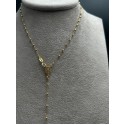 Collana Rosario pendente in oro giallo 