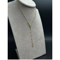 Collana Rosario pendente in oro giallo 