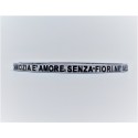 Bracciale calliope acciaio l’amicizia è amore senza fiori né velo