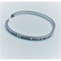 Bracciale calliope acciaio i miei figli sono l’amore della mia vita