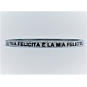 Bracciale calliope acciaio la tua felicità è la mi felicita